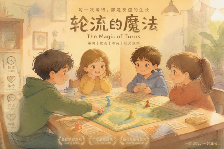 桌面游戏的治疗价值:从轮流等待到策略思维 - 封面