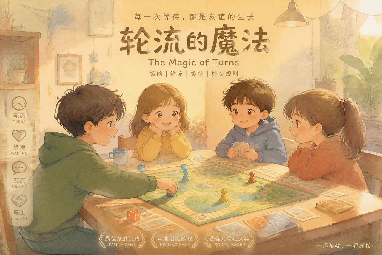 桌面游戏的治疗价值：从轮流等待到策略思维 - 封面
