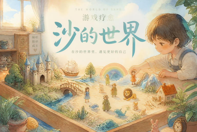 疗愈性沙盘:在沙的世界里讲述内心故事 - 封面