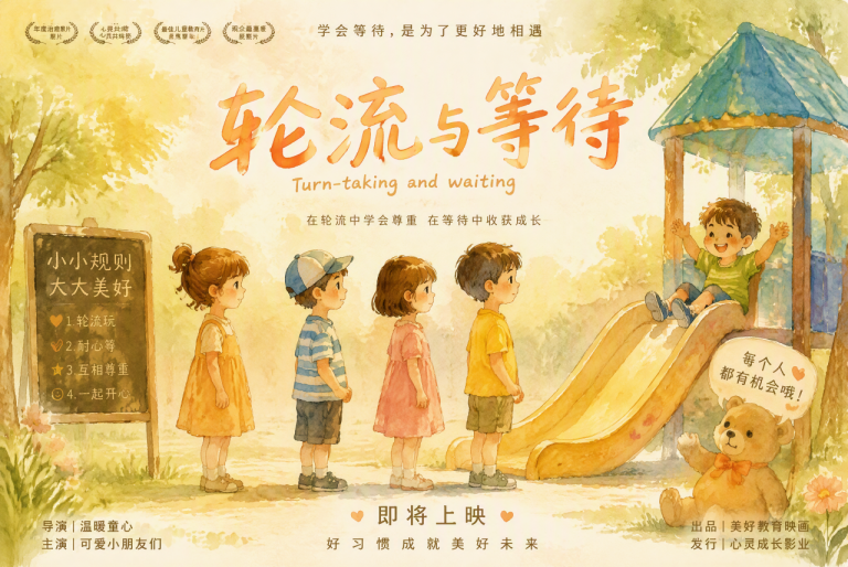 轮流与等待：社会性互动的基础规则 - 封面