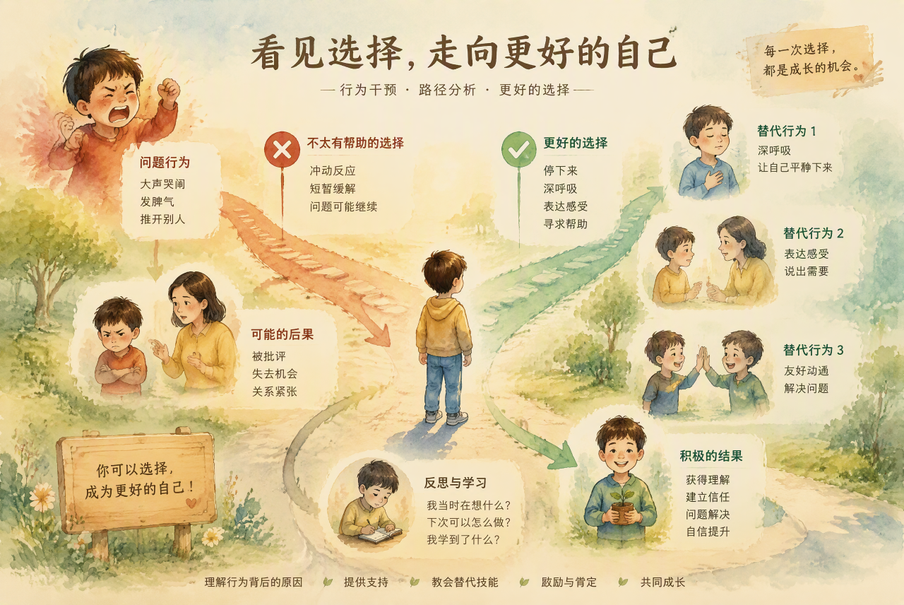 替代行为训练：教孩子用更好的方式表达同一需求 - 封面