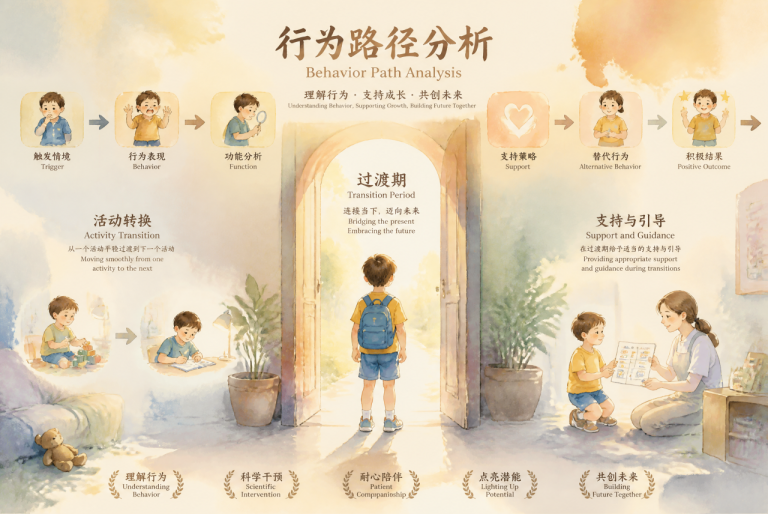 过渡期的行为支持:活动转换中的困难与策略 - 封面