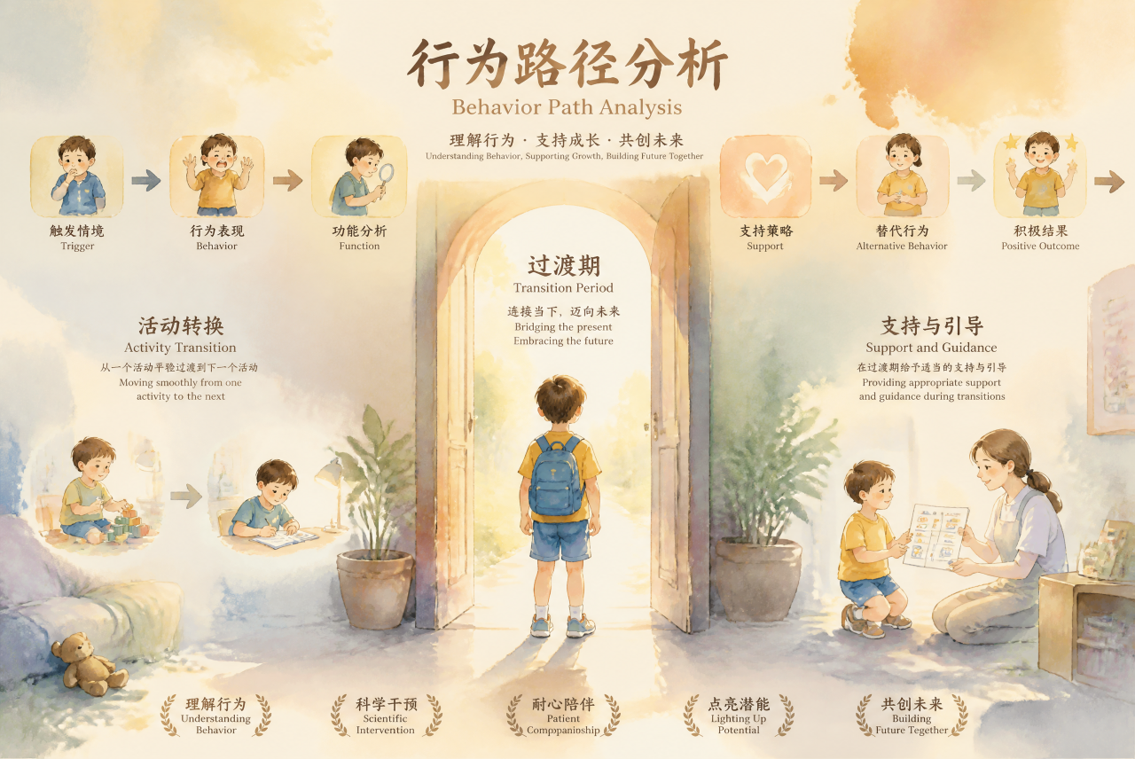 过渡期的行为支持：活动转换中的困难与策略 - 封面