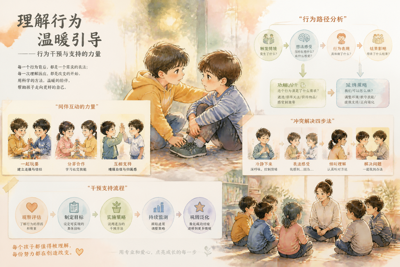 同伴关系中的冲突处理：社交行为干预的真实场景 - 封面
