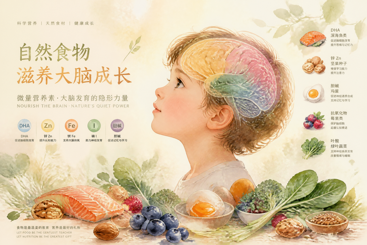 微量营养素与大脑发育:关键营养的补充策略 - 封面