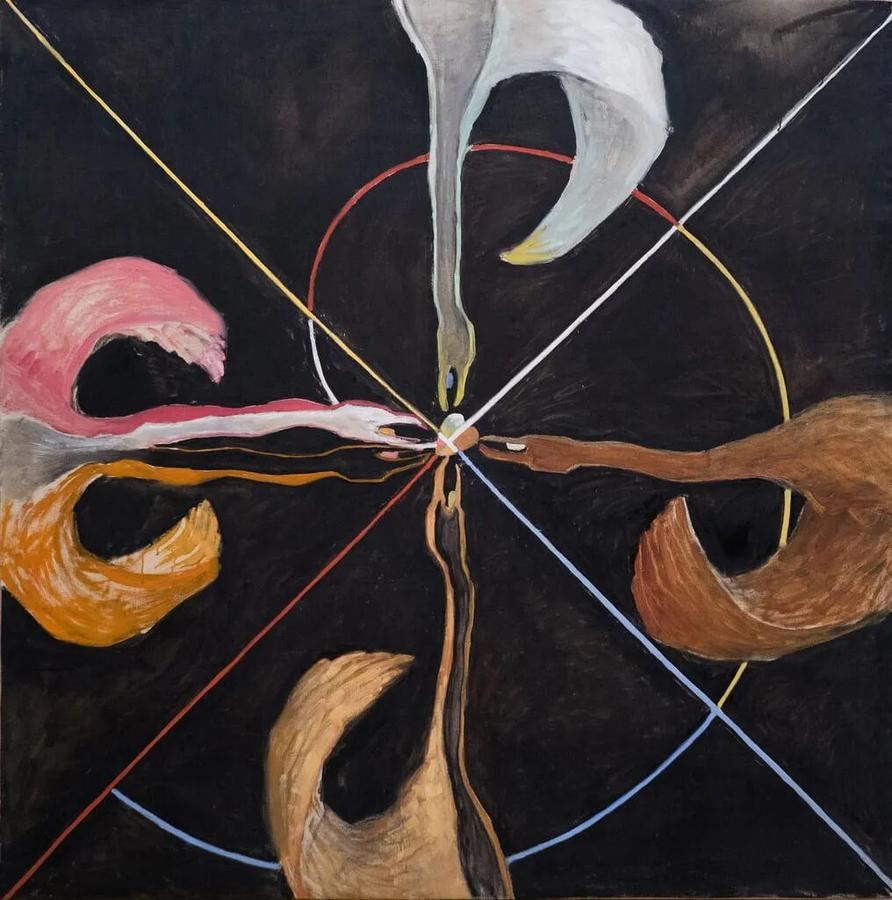 《天鹅 No.7》(Group IX SUW The Swan No.7,1914–1915)