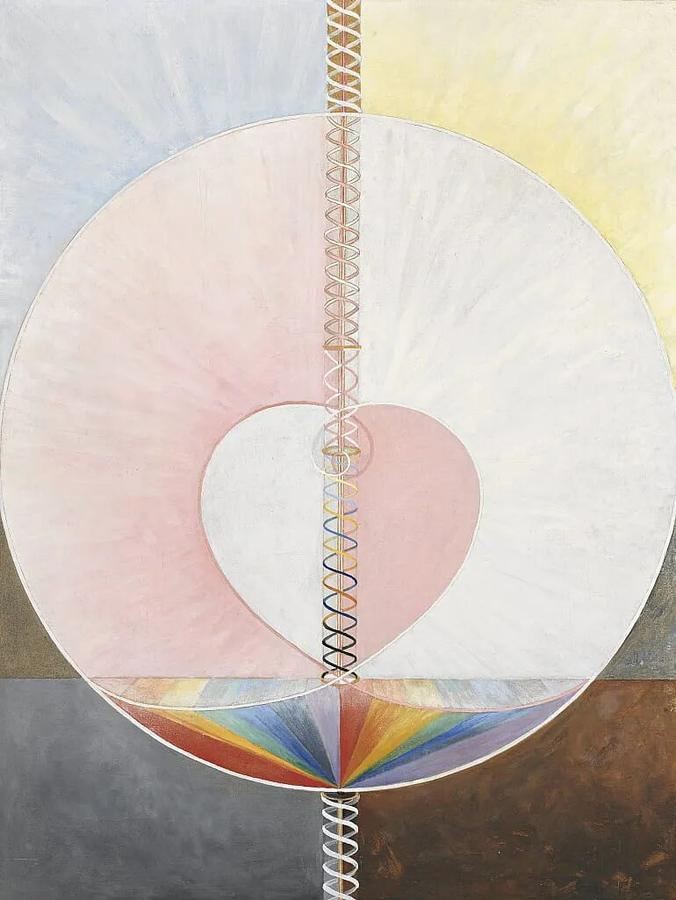 《鸽子 No.1》(Group IX UW No.25 The Dove No.1,1915)