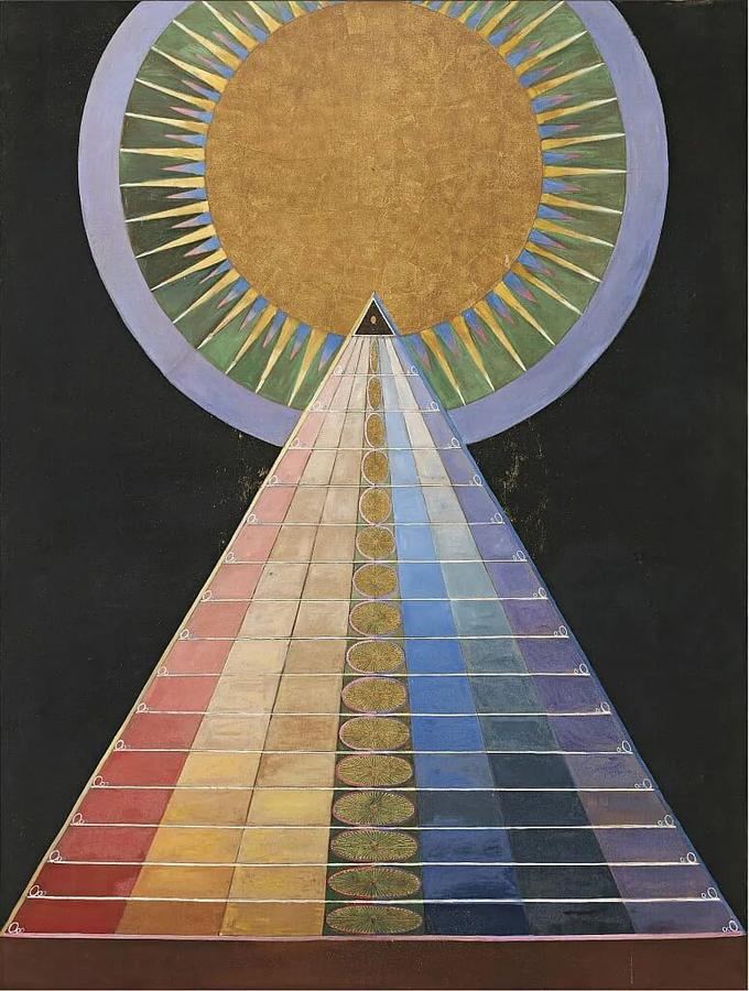 《祭坛画 No.1》(Group X No.1 Altarbild,1915,古根海姆基金会藏)
