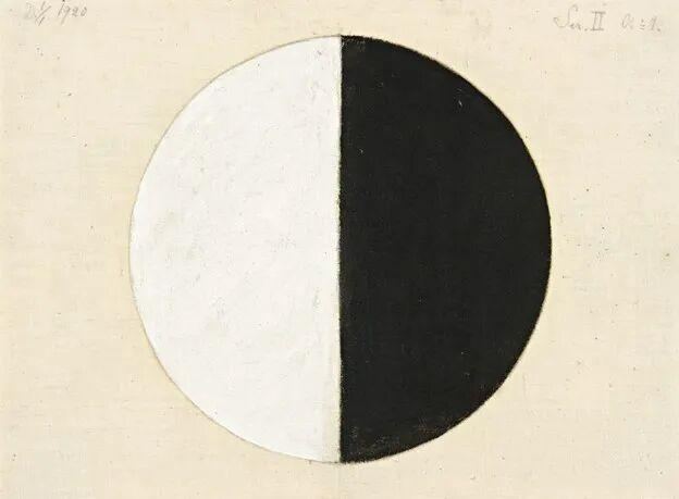 《系列 II 起始图片 No.1》(Series II No.1 Bildstart,1920,古根海姆基金会藏)
