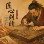 中国传统版画风格封面