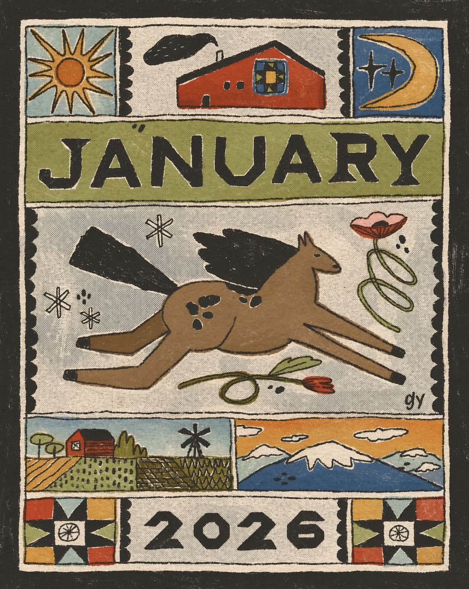 月度主题系列作品:一月(January)